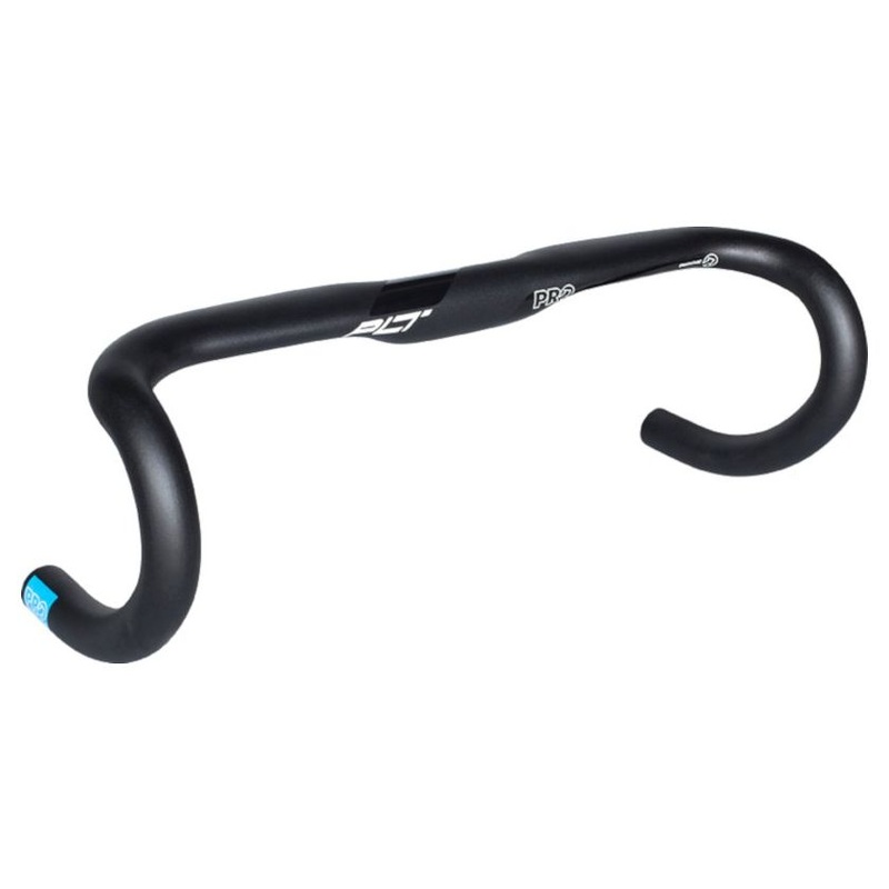 PRO PLT Compact Ergo Road Handlebars 40cm x 31.8mm Black