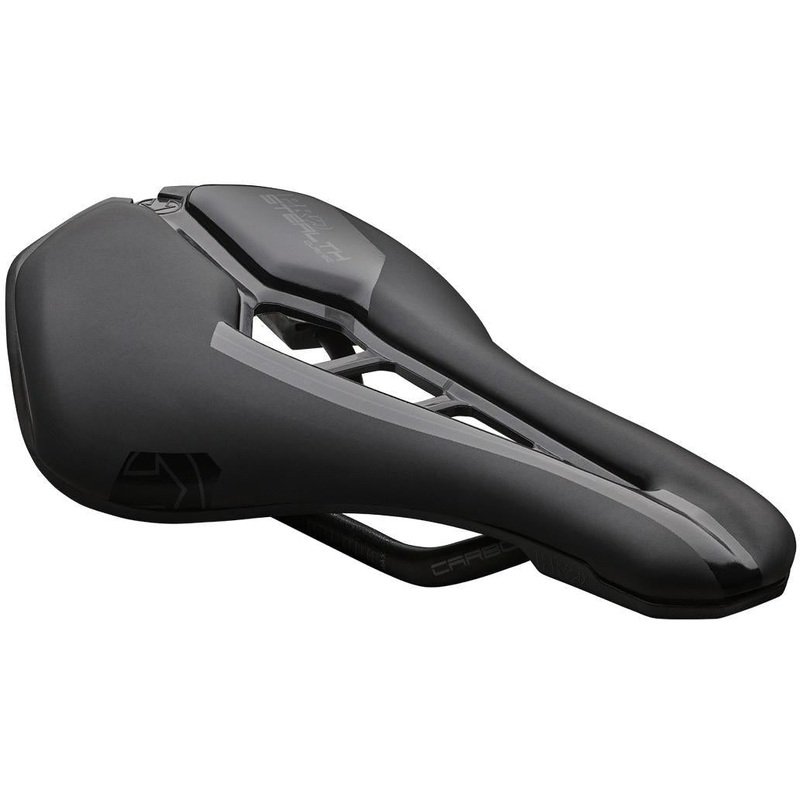 Pro Stealth Team Curved Carbon Rail Saddle 152mm Black