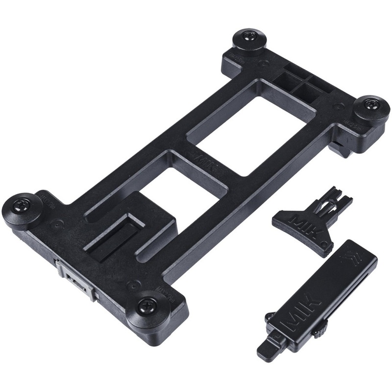 Basil MIK 2.0 Bag/Basket Lockable Adapter Plate Black