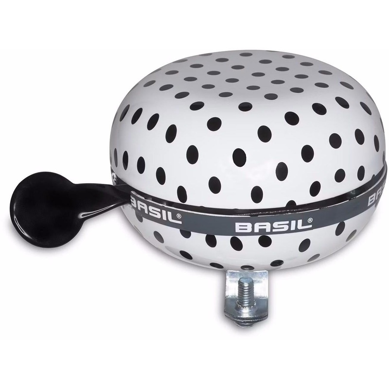 Basil Polkadot Bell 80mm White/Black