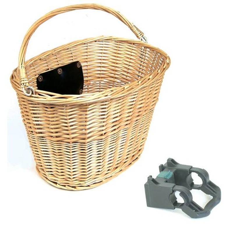 Basket Front Wicker Basket QR