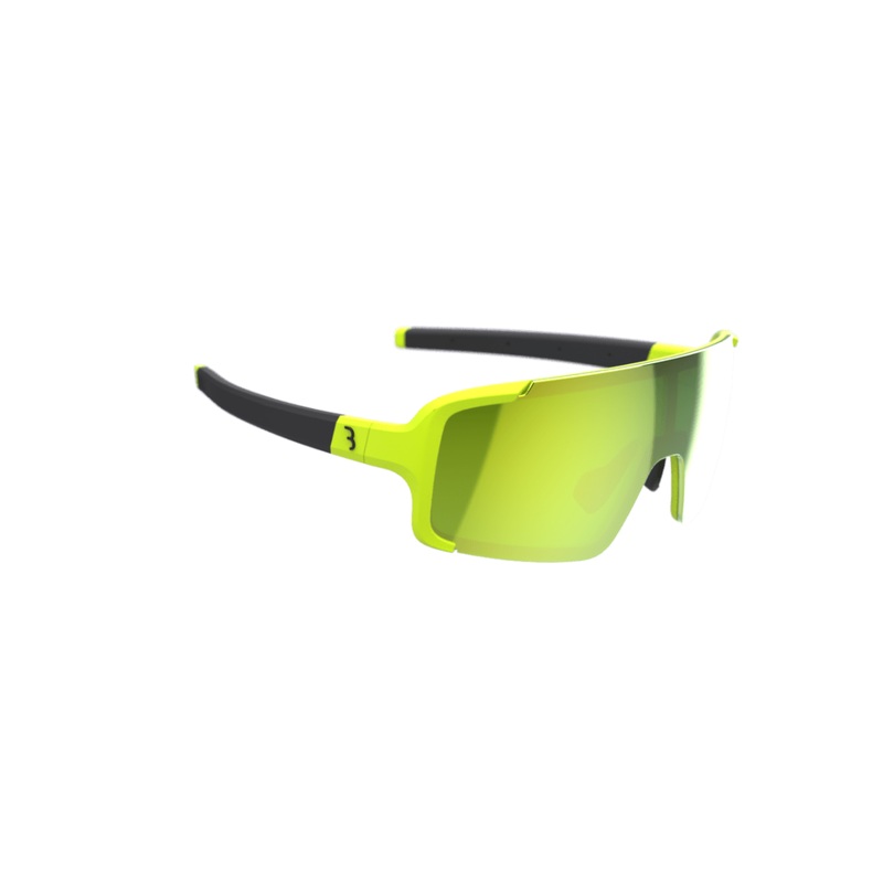 BBB Chester Sunglasses Fluoro Yellow with Yellow Mirror Lens