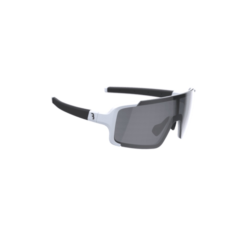 BBB Chester Sunglasses Matte White with Smoke Lens