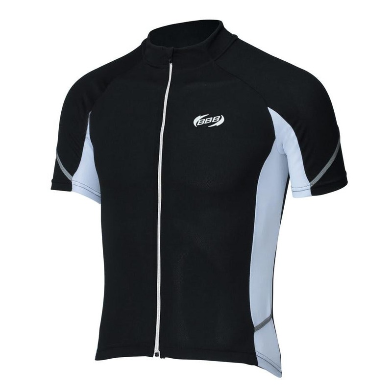 BBB Comfortfit Cycling Jersey Black/White