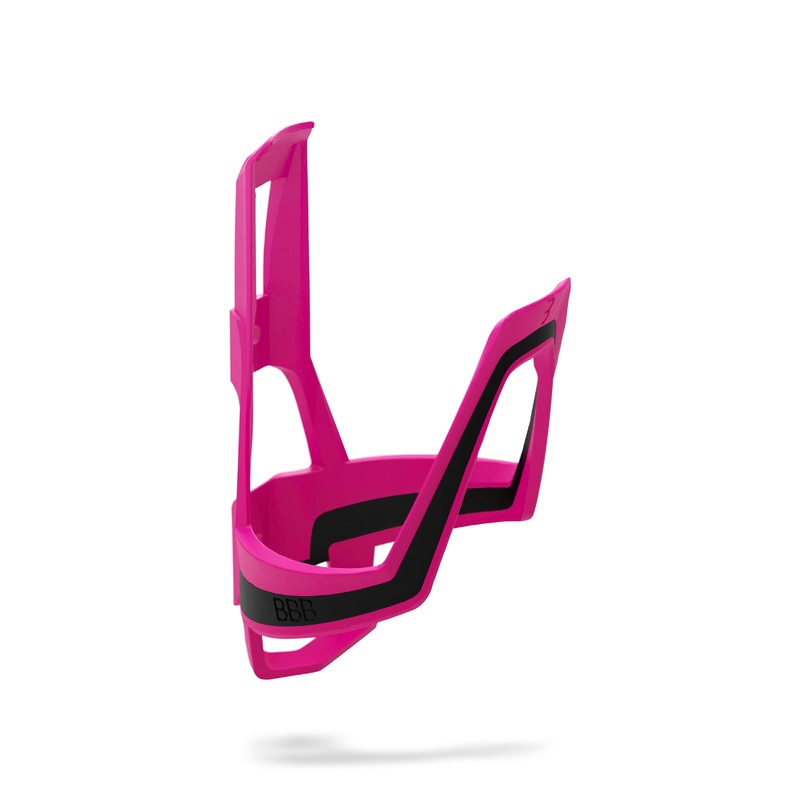 BBB DualCage Bottle Cage Black/Pink