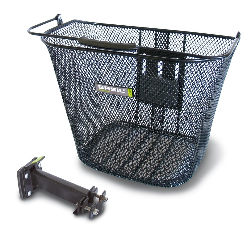Basil Basimply Baseasy Steel Mesh Front Basket Black