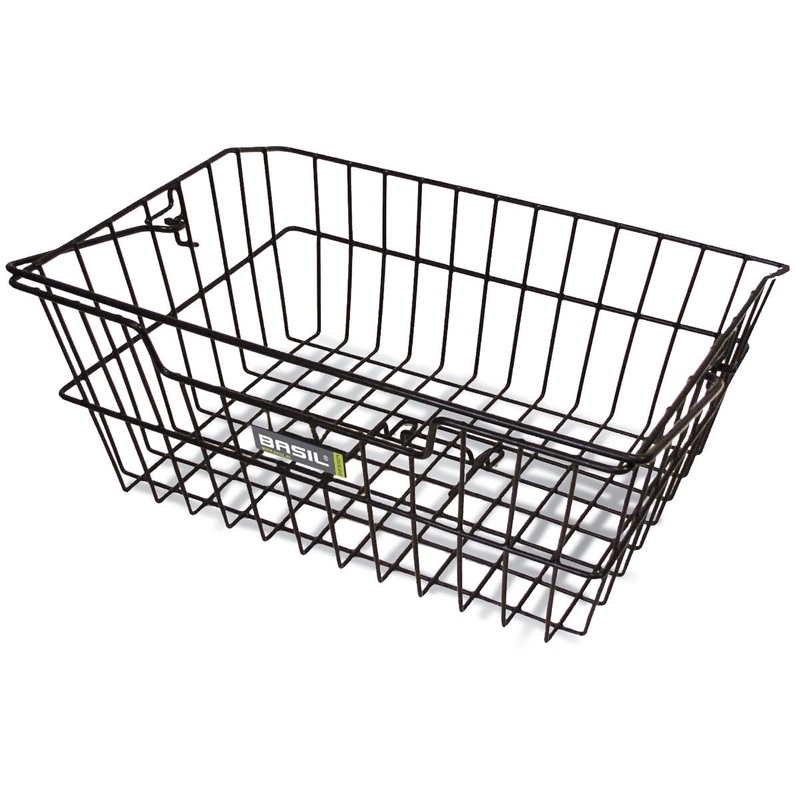 Basil Cairo Steel Wire Rear Basket Black