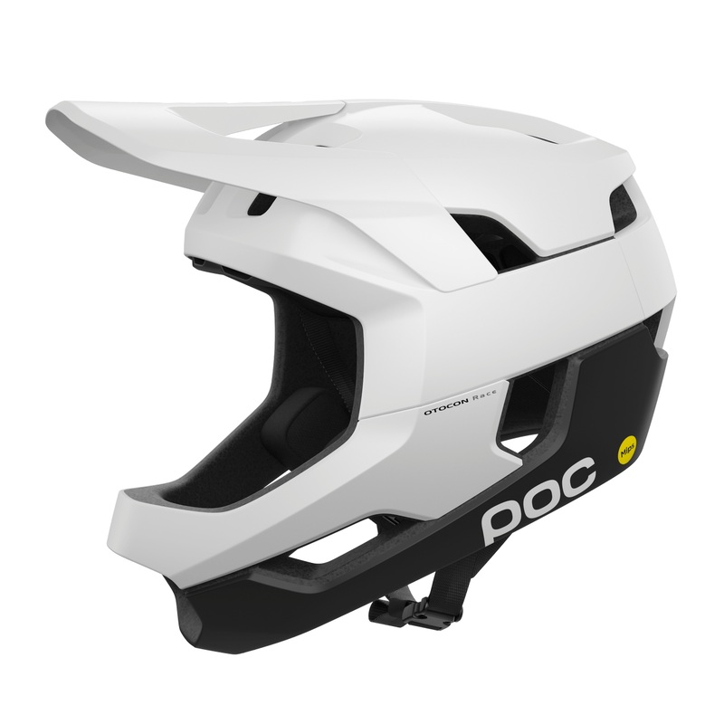 POC Octocon Race MIPS Full Face MTB Helmet Hydrogen White/Uranium Matte Black