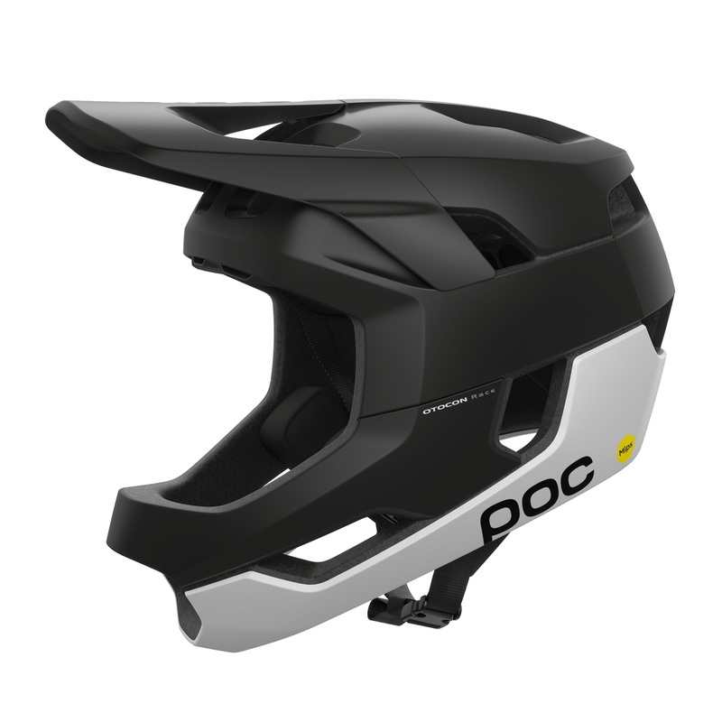 POC Otocon Race MIPS Full Face MTB Helmet Uranium Matte Black/Hydrogen White