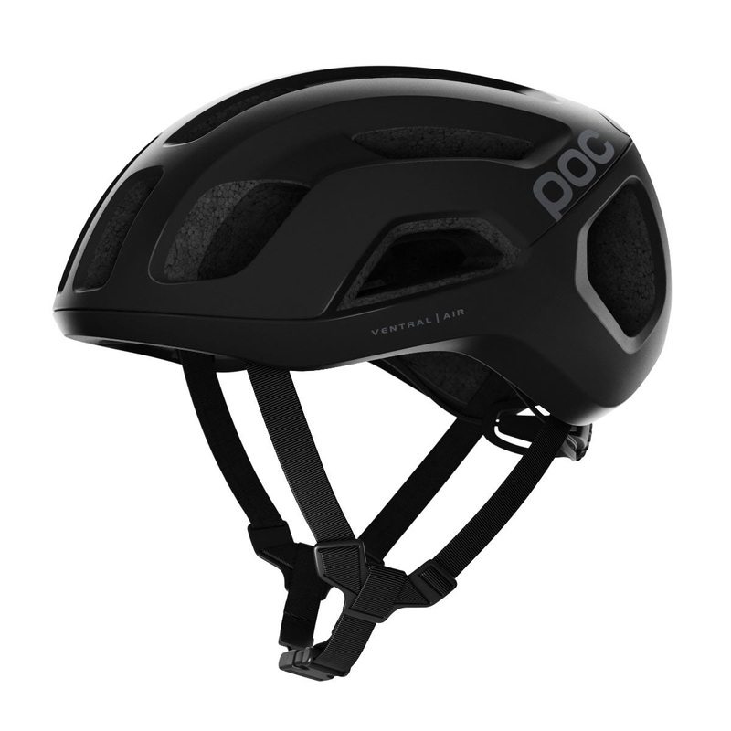 POC Ventral Air Spin Helmet Uranium Black Matt