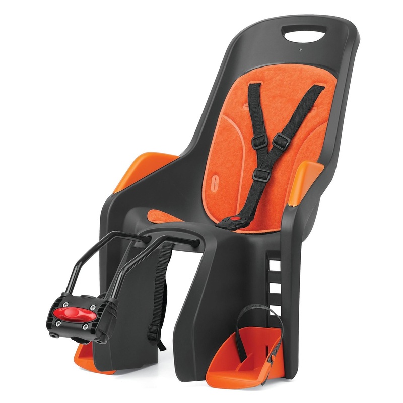 Polisport Bubbly Maxi Baby Seat Dark Grey/Orange