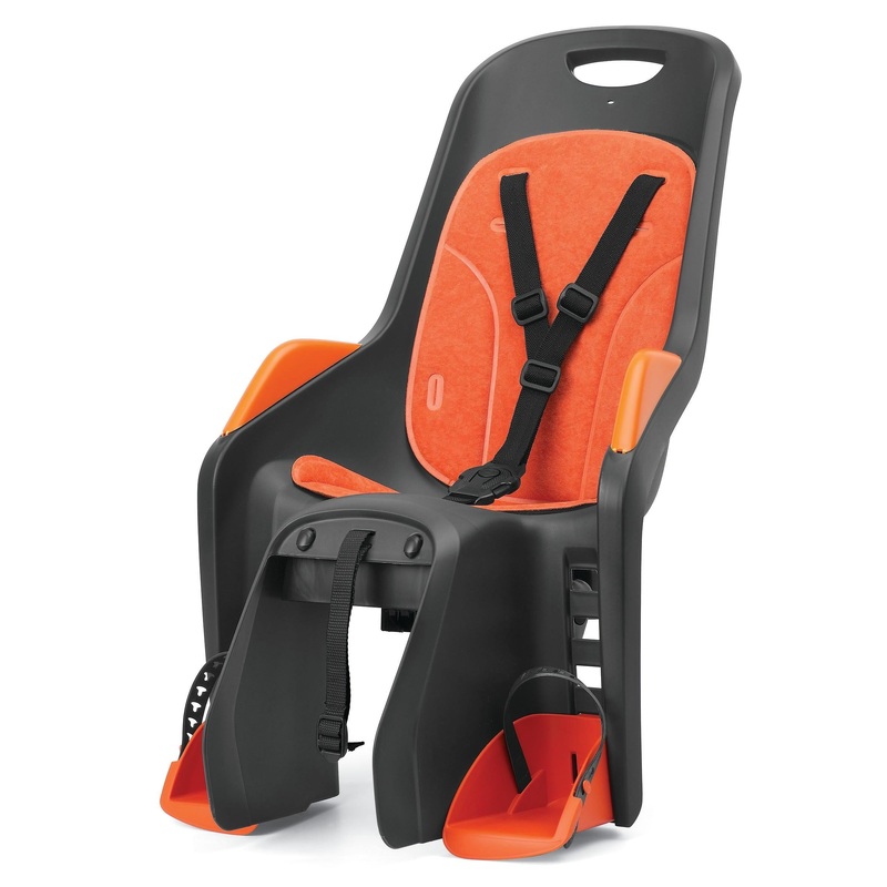Polisport Bubbly Maxi Baby Seat (Mount Not Included) Grey/Orange