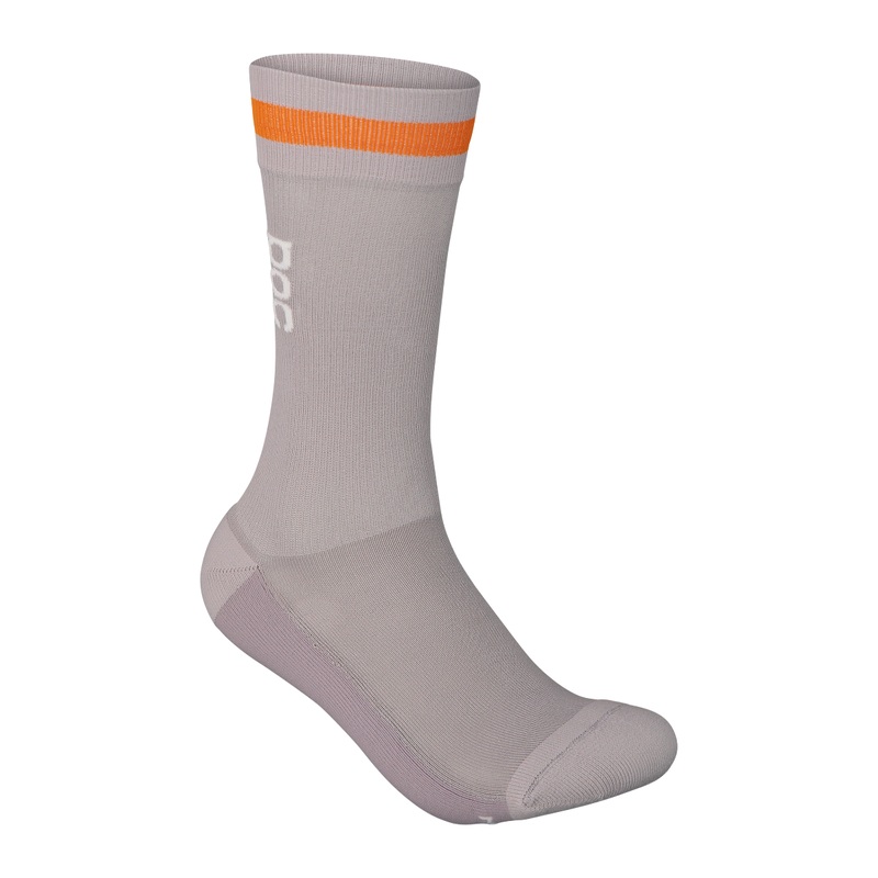 POC Essential Mid Length Socks Moonstone Multi Orange