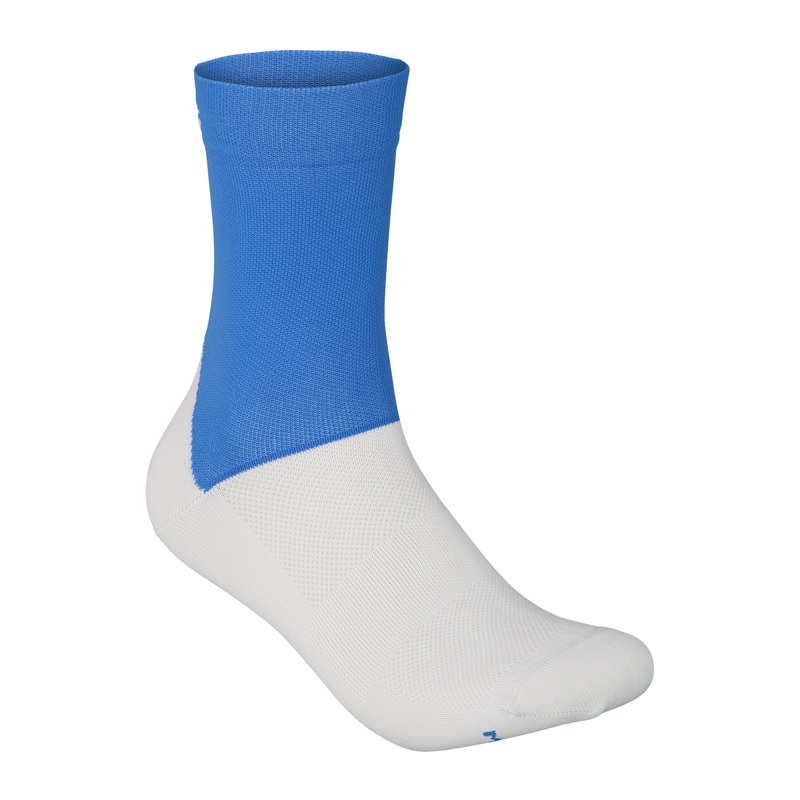POC Essential Road Socks Basalt Blue/Hydrogen White
