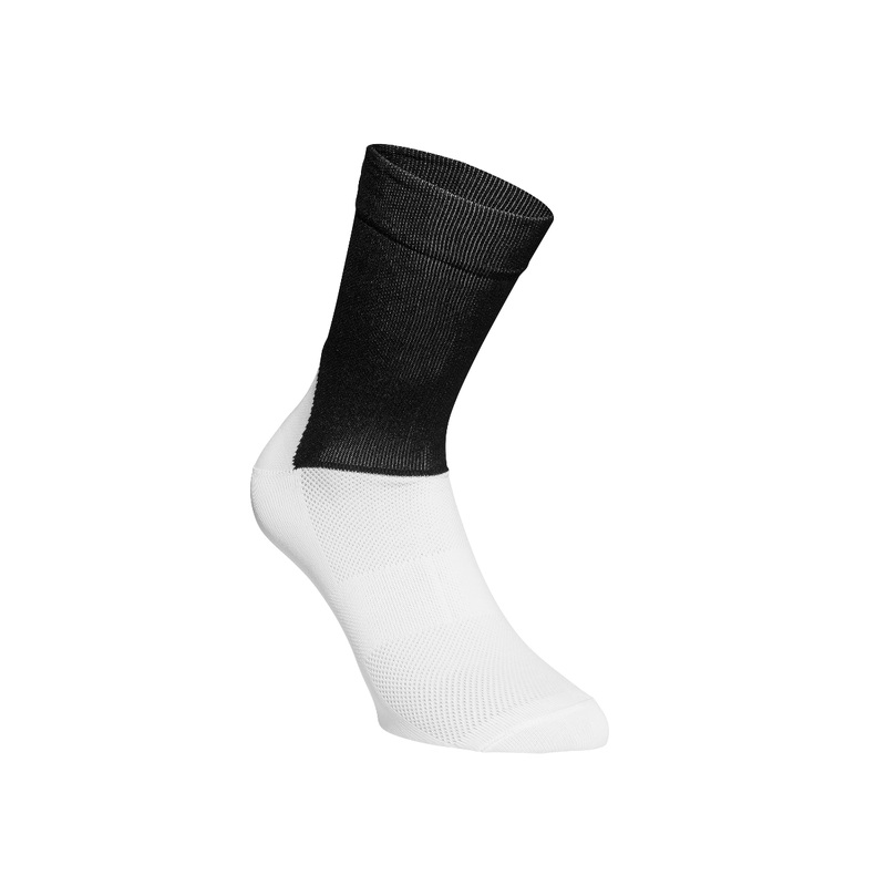 POC Essential Road Socks Uranium Black/Hydrogen White