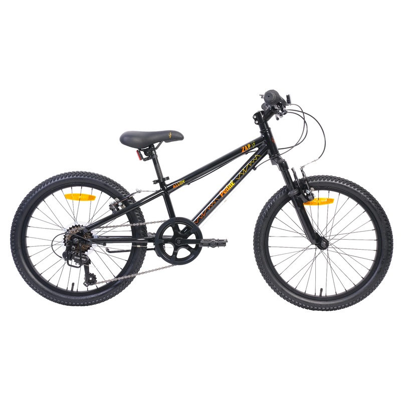 Pedal Zap 20'' Kids Bike Black/Yellow