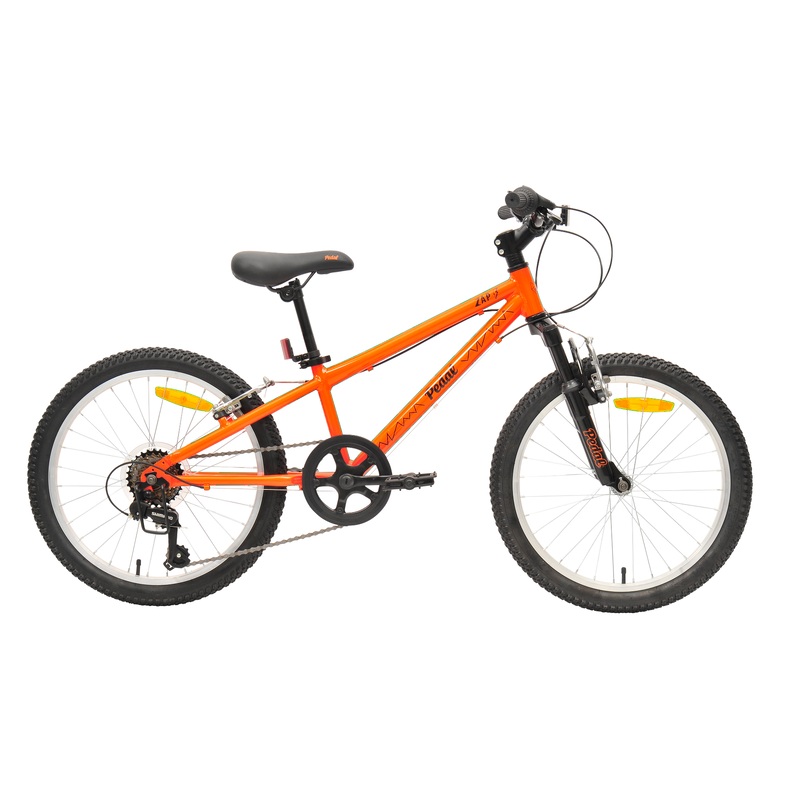 Pedal Zap Kids Bike 20 Inch Black/Orange
