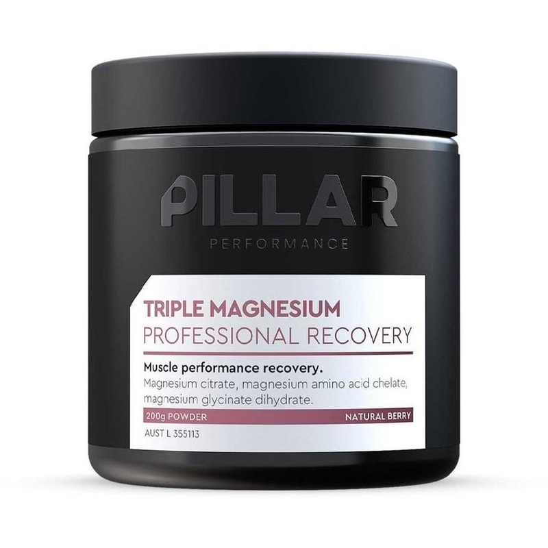 Pillar Performance Triple Magnesium Professional Recovery Powder 200g Berry