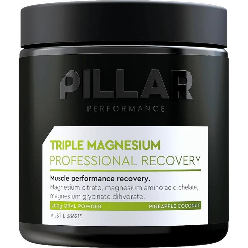 Pillar Performance Triple Magnesium Professional Recovery Powder 200g Pineapple Coconut