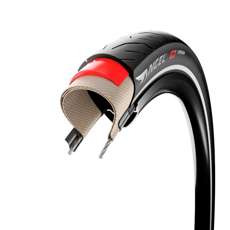 Pirelli Angel GT Urban Tyre Black w/ Reflective Stripes 700x40c