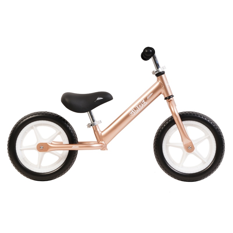 Pedal Glide Alloy 12'' Kids Balance Bike Gold