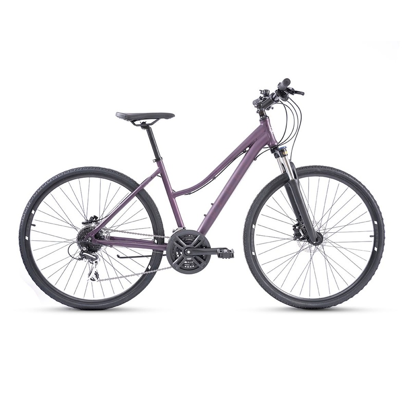 Pedal Hawk Hybrid Bike Dark Purple