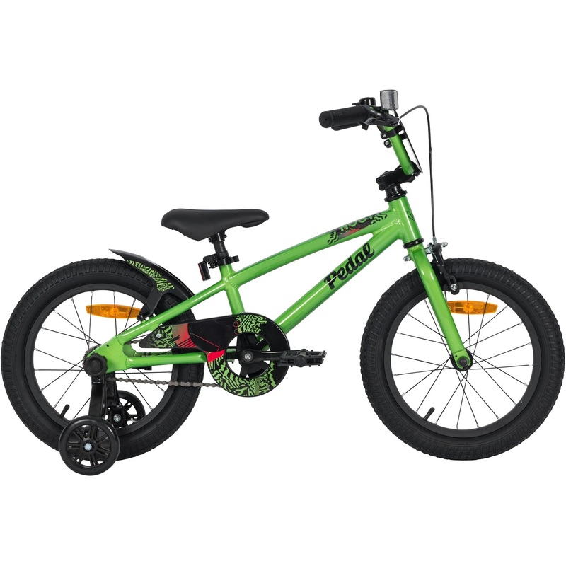 Pedal Hoot Alloy 16'' Kids Bike Racing Green