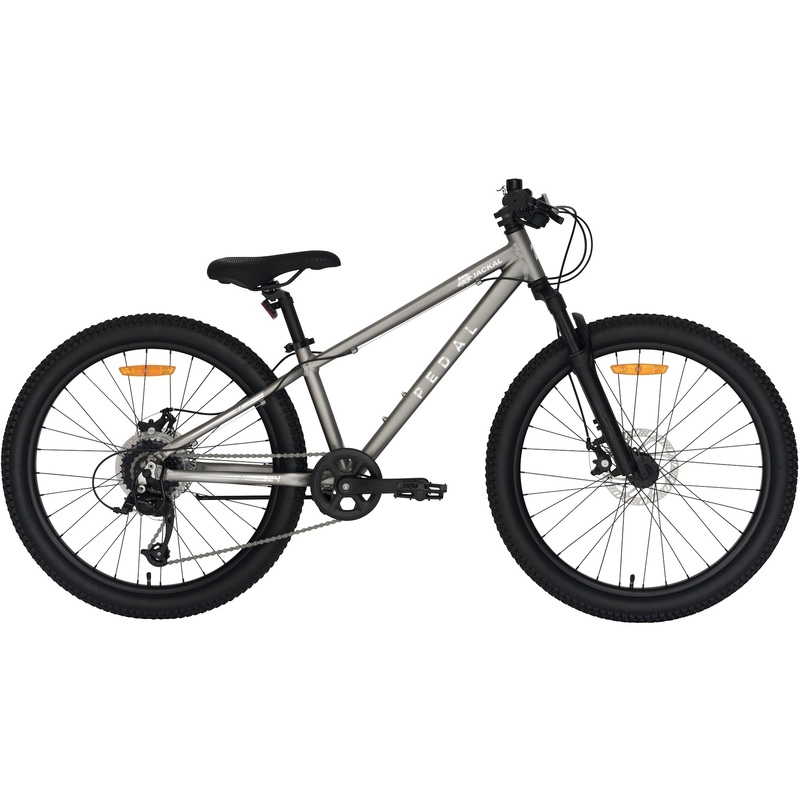 Pedal Jackal 24'' Kids Bike Silver Chrome