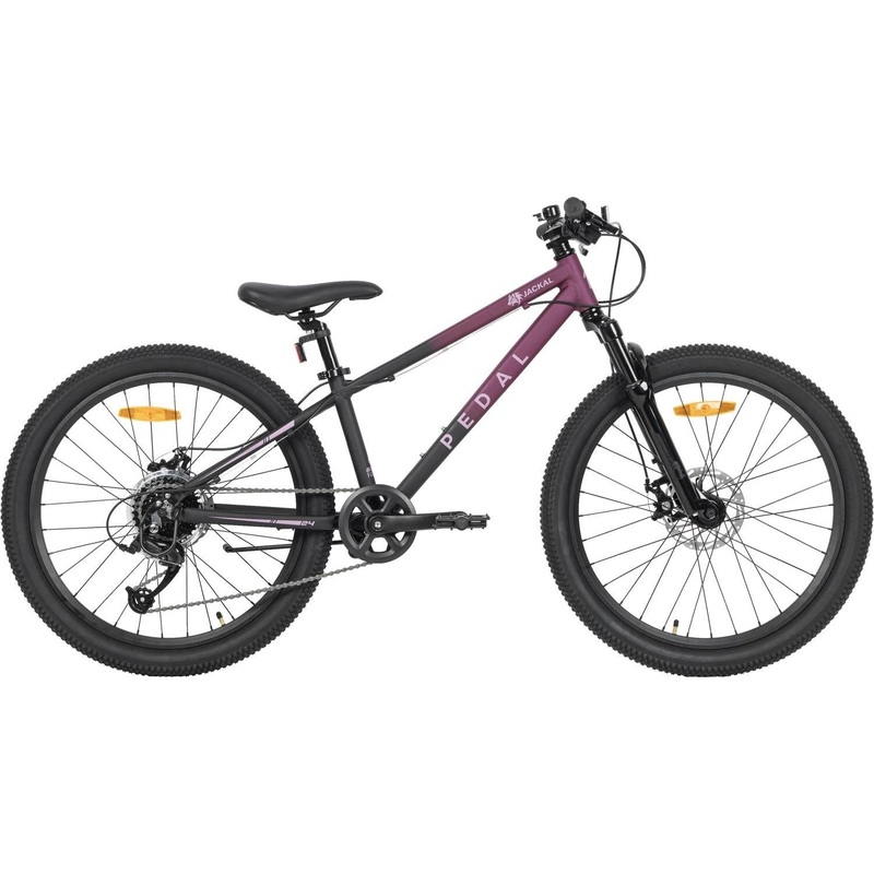 Pedal Jackal 24'' Kids Mountain Bike Berry/Black Fade