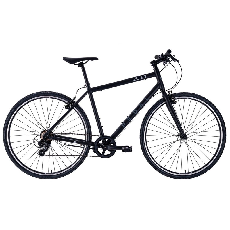 Pedal Jet 2 Trigger Flat Bar Road Bike Black