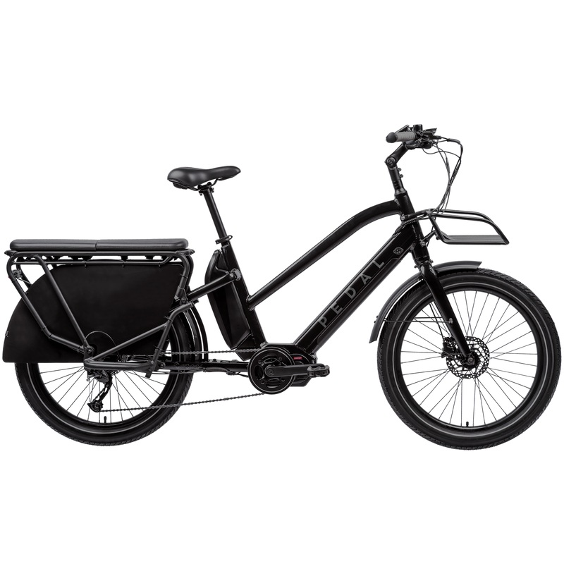 Pedal Packer Electric Cargo Bike Black