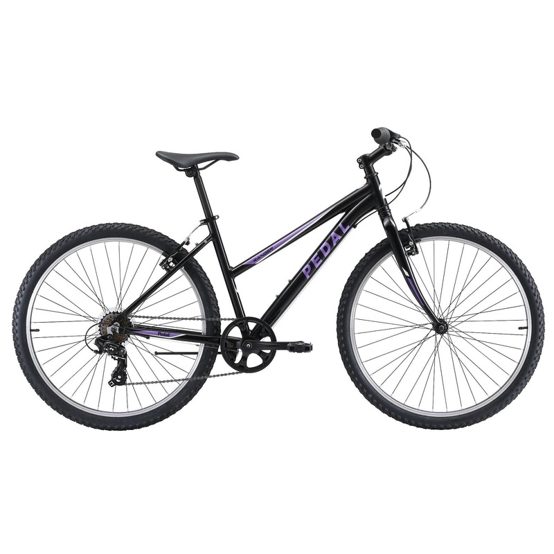 Pedal Ranger Black Purple Mountain Bike