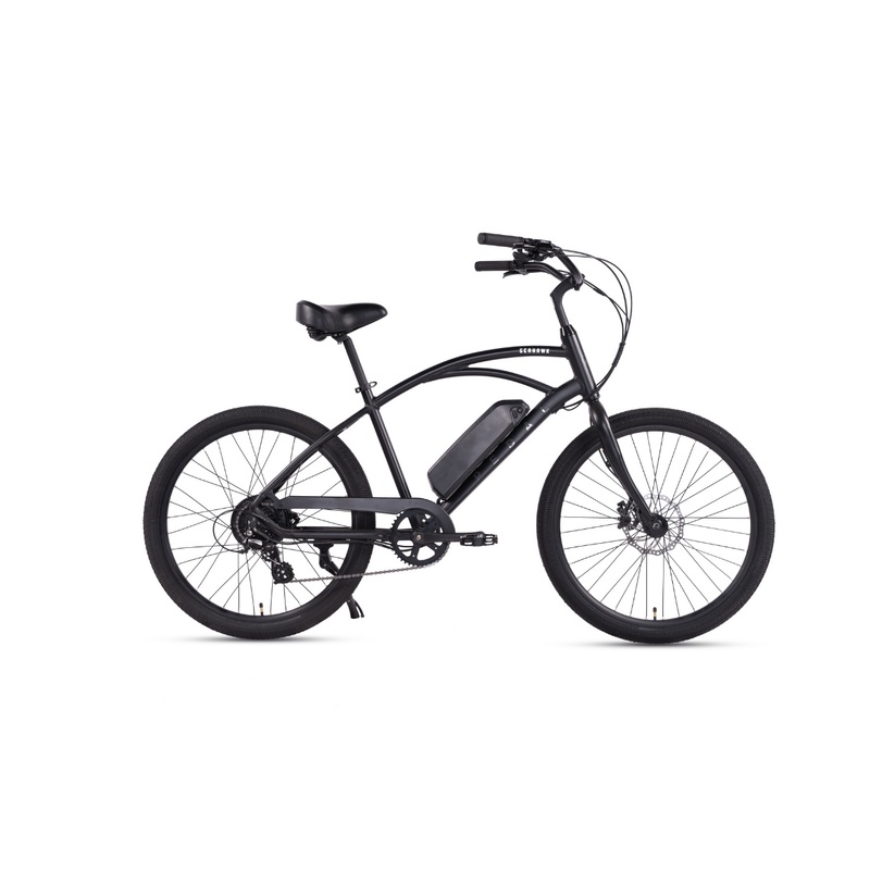 Pedal Seahawk Electric Cruiser Bike Black