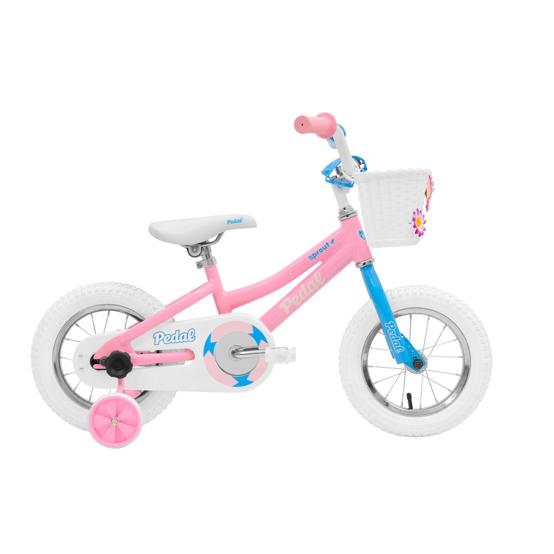 Pedal Sprout Kids Bike Pink/Blue