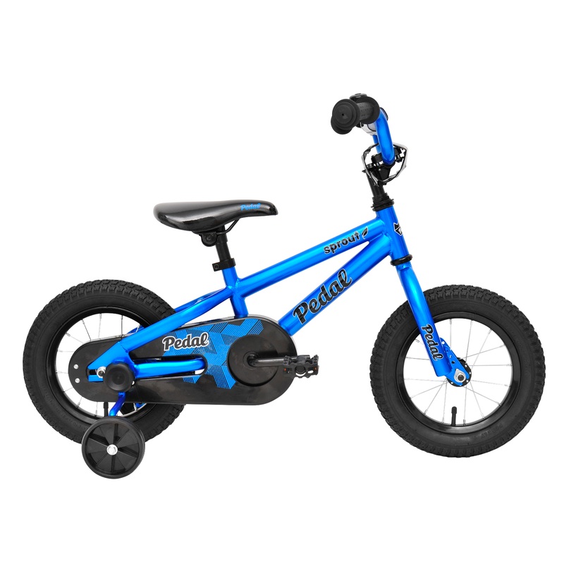 Pedal Sprout Steel Kids Bike Blue