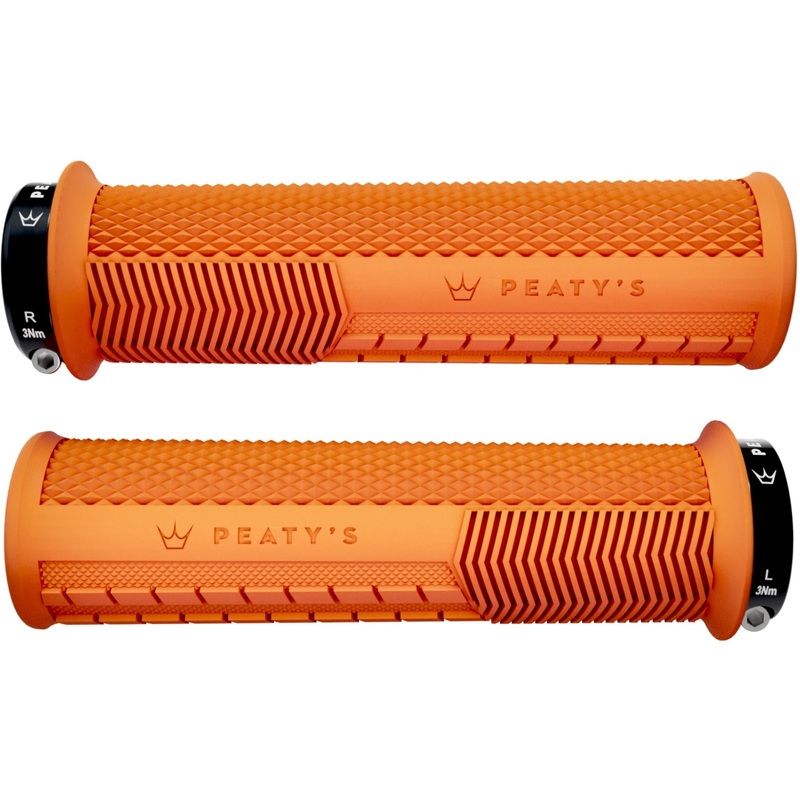 Peatys Monarch Knurl Grips Thick 130x32-34mm Mango