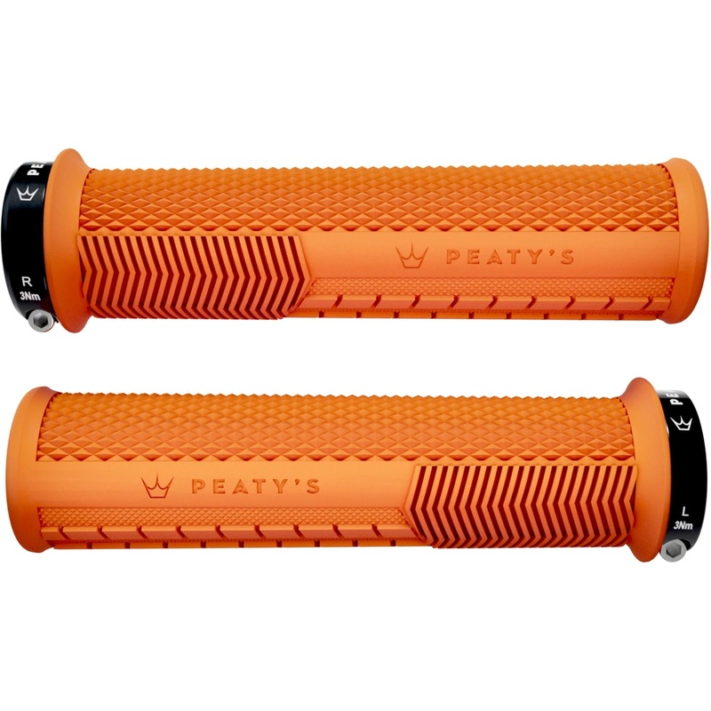 Peatys Monarch Knurl Grips Thin 130x30-32mm Mango