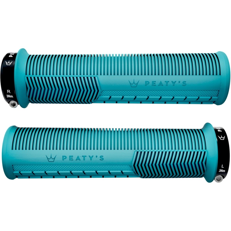 Peatys Monarch Mushroom Grips Thin 130x30-32mm Turquoise