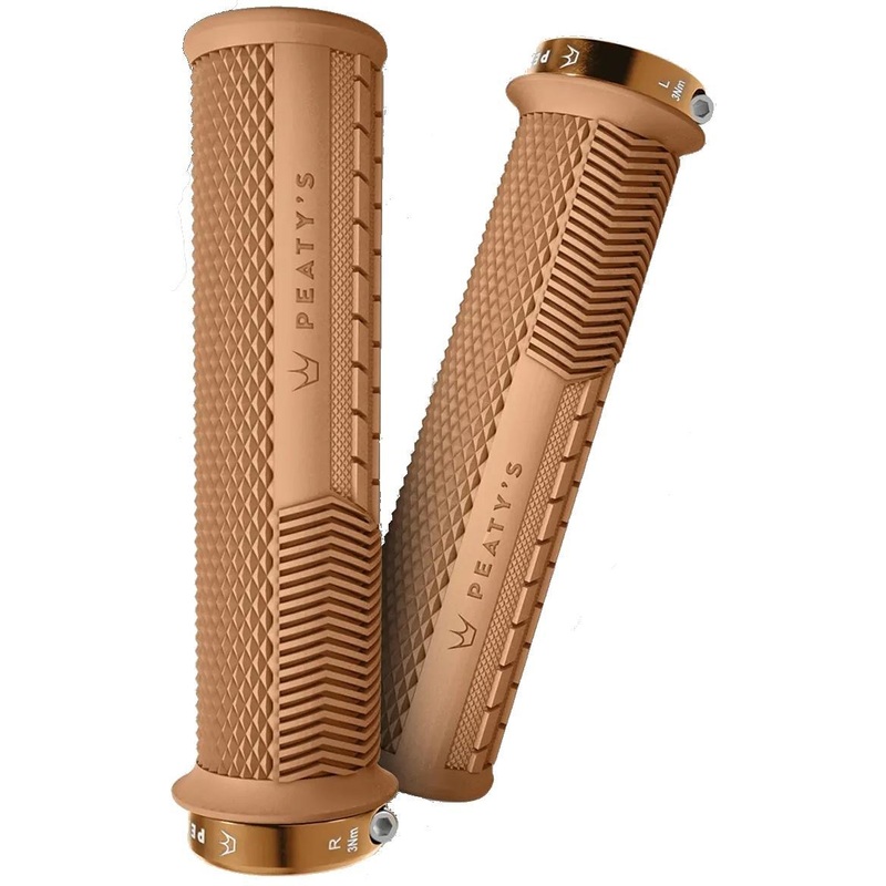 Peatys Monarch Thick Knurl Grips 130 x 32-34mm Gum