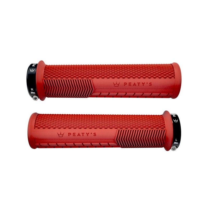 Peatys Monarch Thin Knurl Grip Red