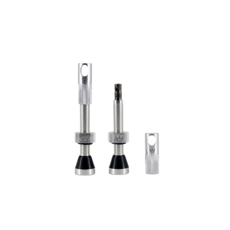 Peatys Tubeless Valves 60mm Silver