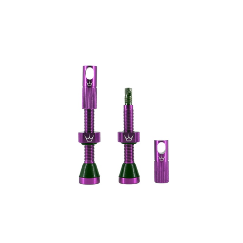 Peatys Tubeless Valves 60mm Violet