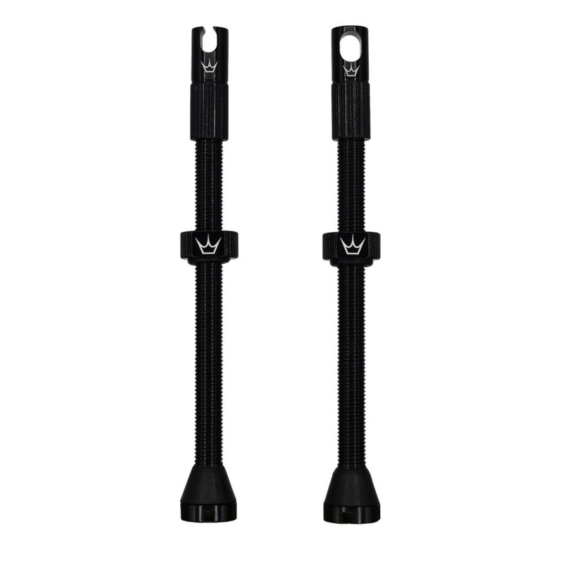 Peatys Tubeless Valves 80mm Black (Pair)