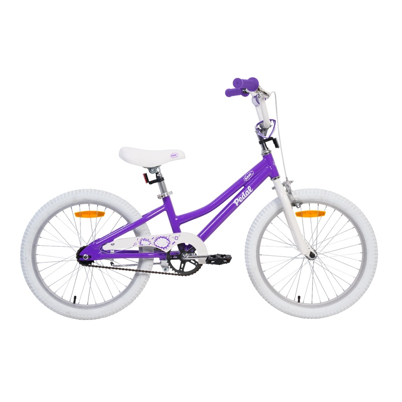Pedal Bam Alloy 20'' Kids Bike Purple/White