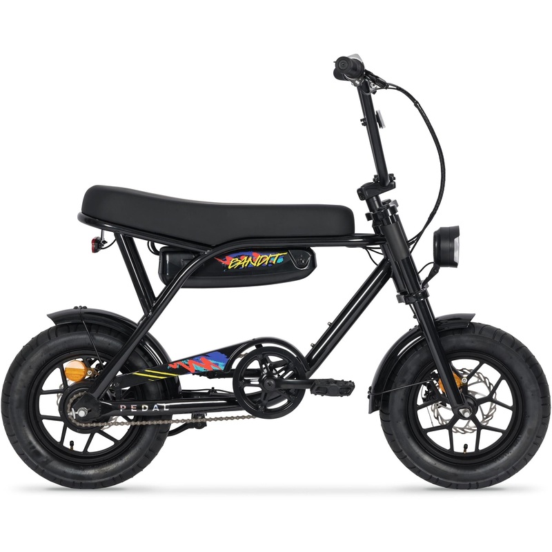 Pedal Bandit Mini 14'' Electric Fat Tyre Bike Black