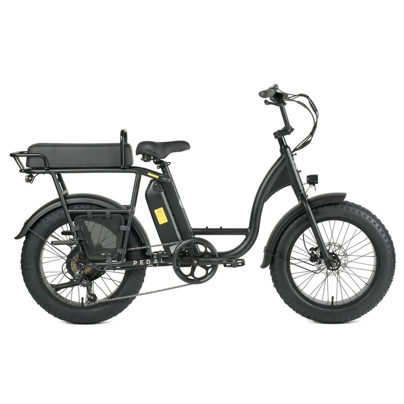 Pedal Brewer Electric Cruiser Bike Black 560Wh