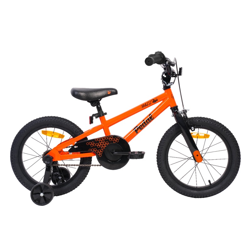 Pedal Buzz Steel Kids Bike Orange