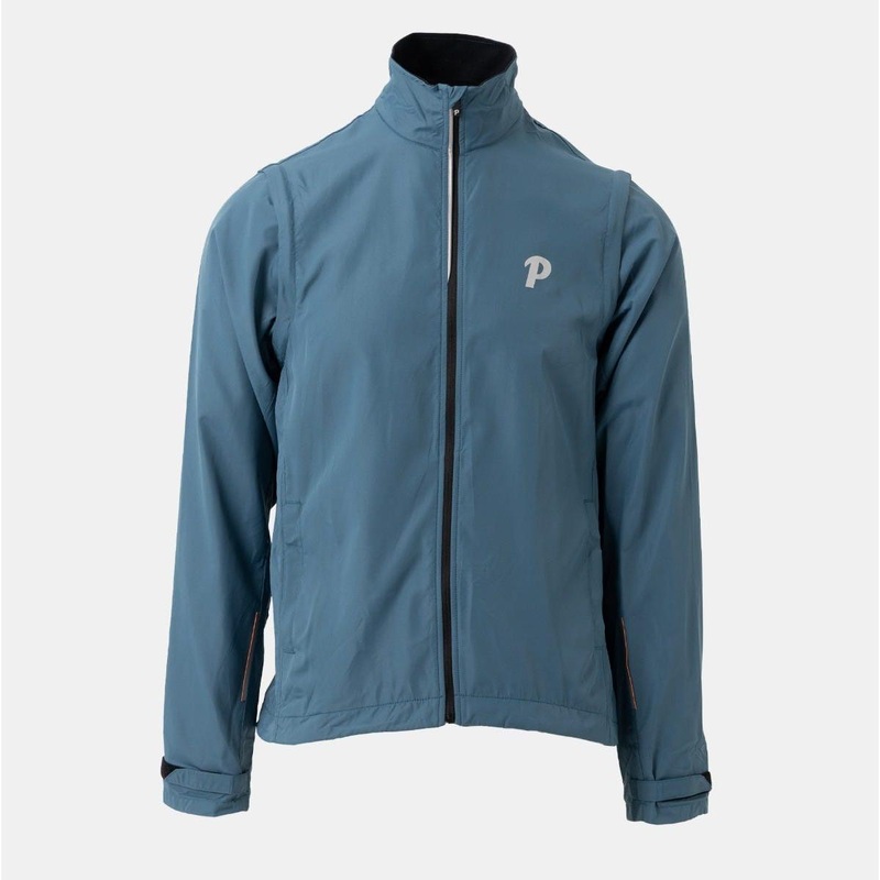 Pedal Convertible Men's Cycling Jacket Steel