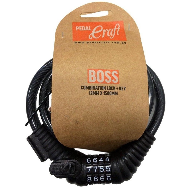 Pedal Craft Boss Combination Cable Lock 150cm x 12mm