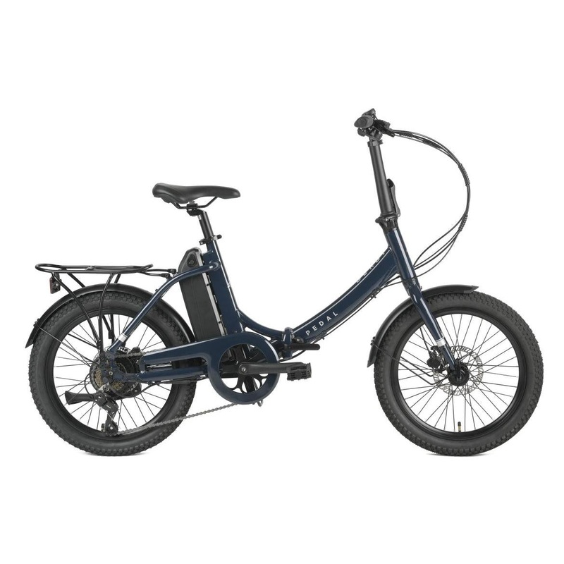 Pedal Derby Electric Folding Bike Dark Navy
